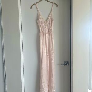 Vintage Christian Dior slip gown with matching robe
